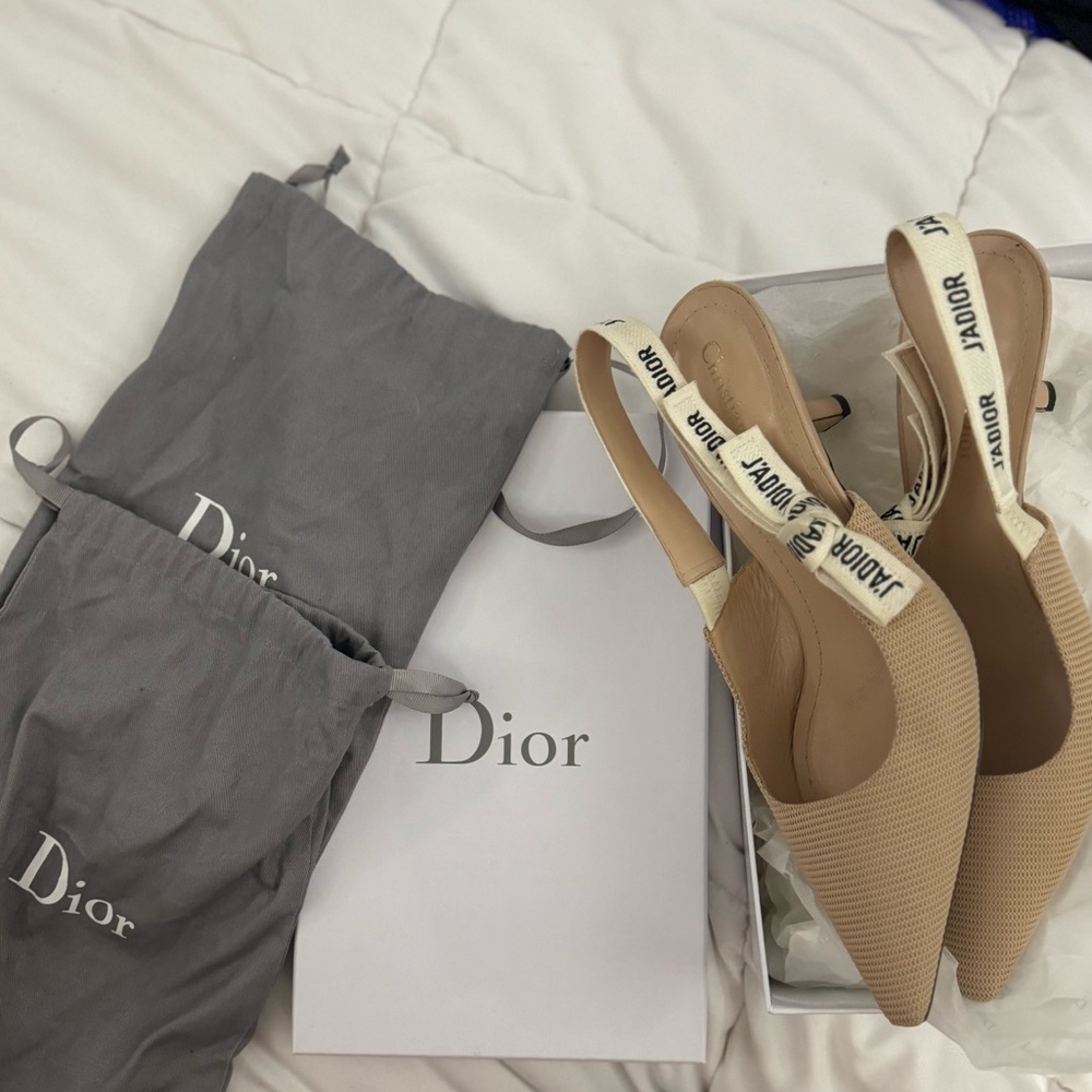 Jadore Dior slingback shoes